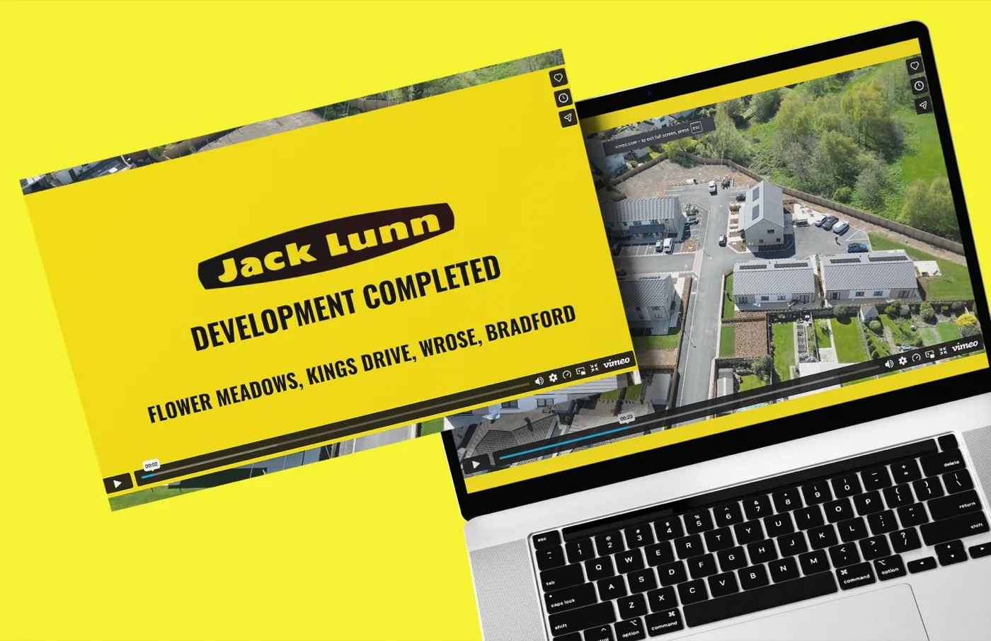 A Jack Lunn construction site filmed by Halizona from the drone